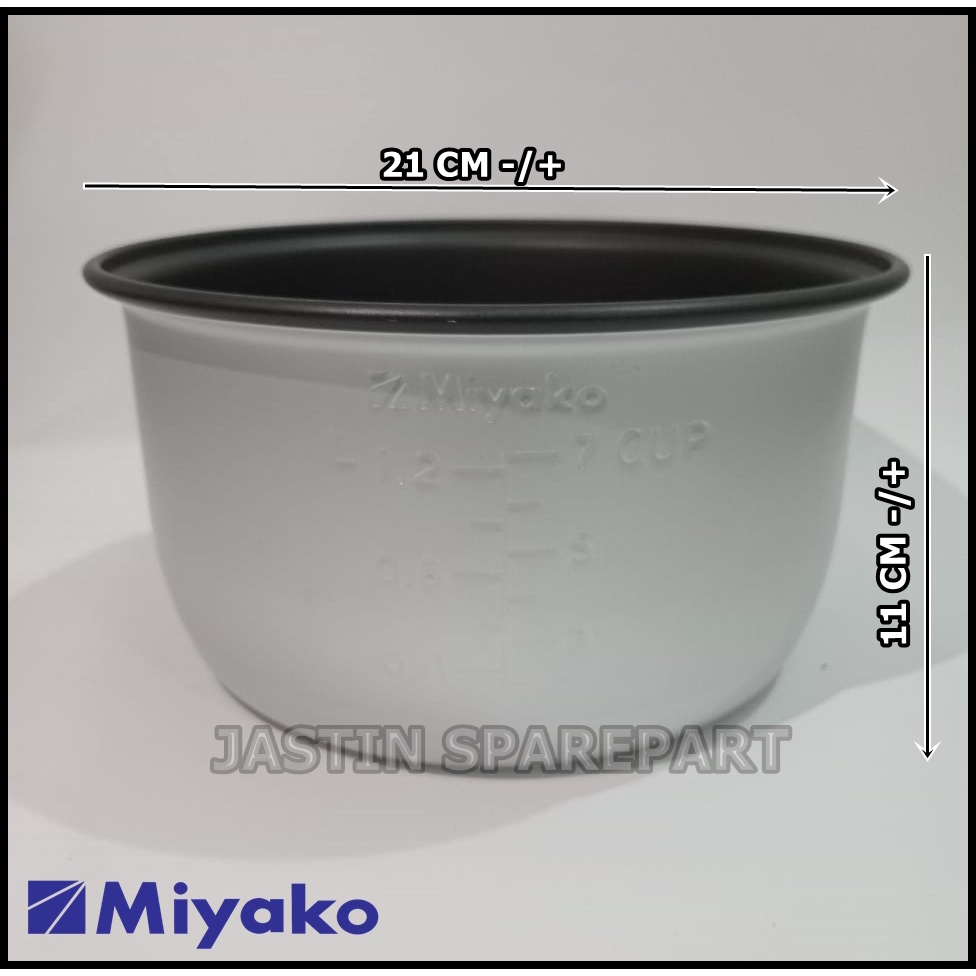 Jual PANCI TEFLON INNER POT MAGICOM 1.2 LITER MIYAKO TIPE MCM-612 ...