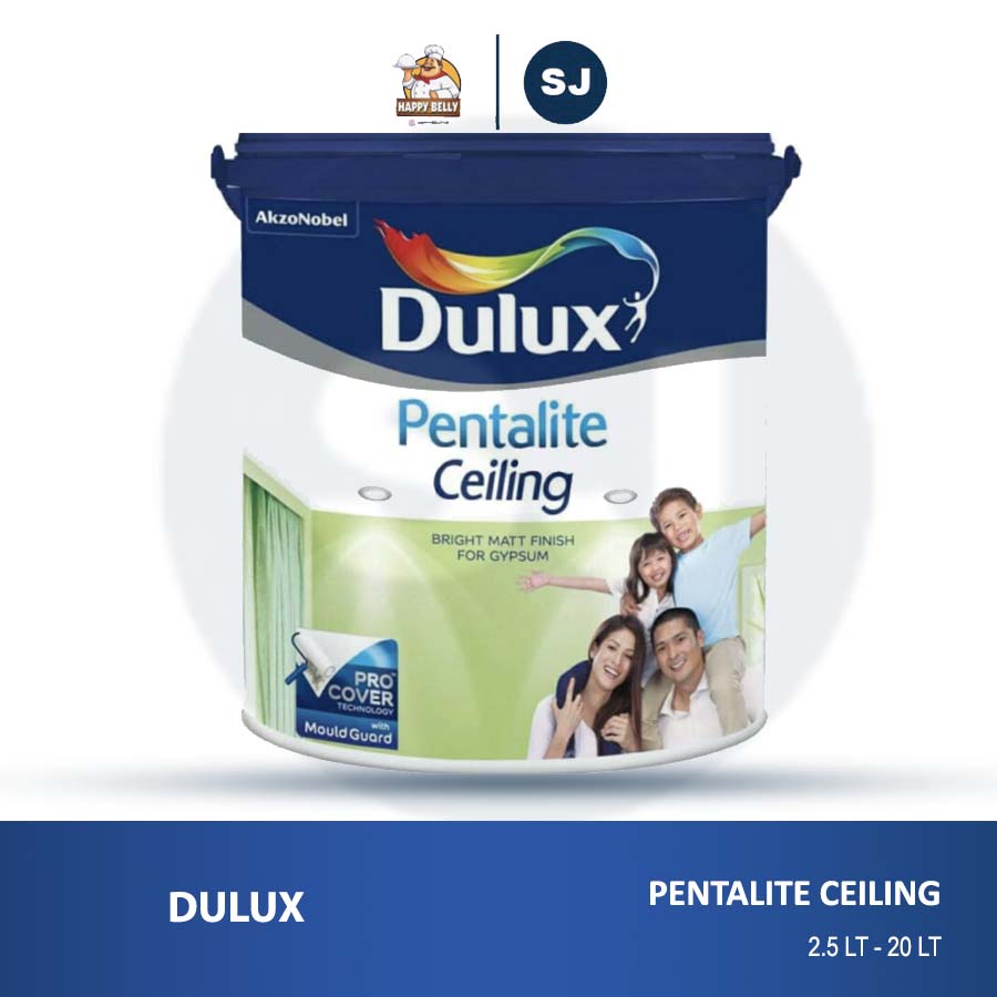 Jual Cat Dulux Pentalite Ceiling Khusus Plafongypsum 5kg Shopee Indonesia 9728