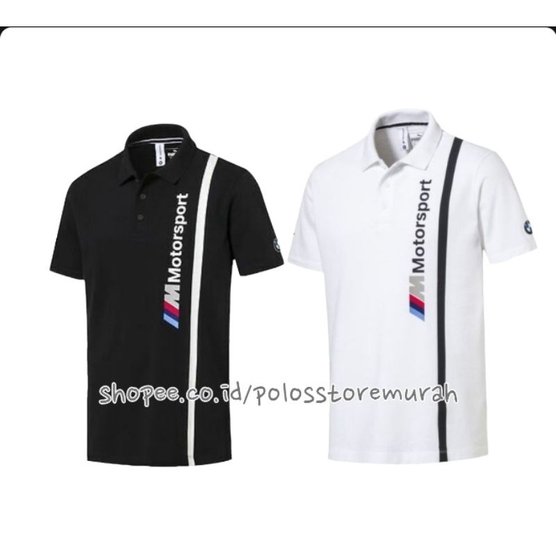 Jual kaos Polo shirt - Tshirt - Kaos Kerah Bmw Motorsport Strip keren ...