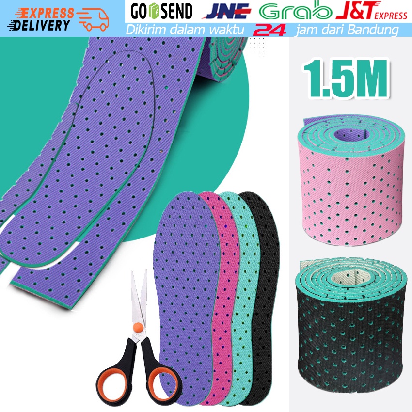 Jual 1.5Meter Self-Cutting Insole Sepatu / Sol Dalam / Insole Tambahan ...
