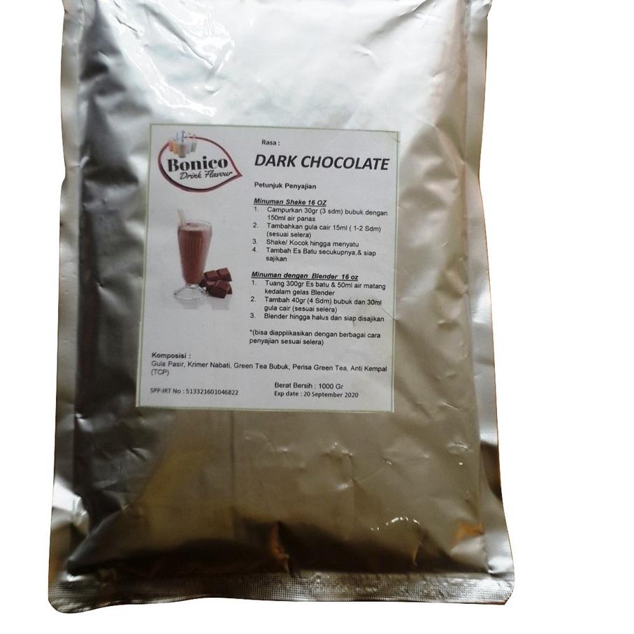 Jual Sale KF7 BONICO DARK CHOCOLATE powder 1Kg Bubuk minuman