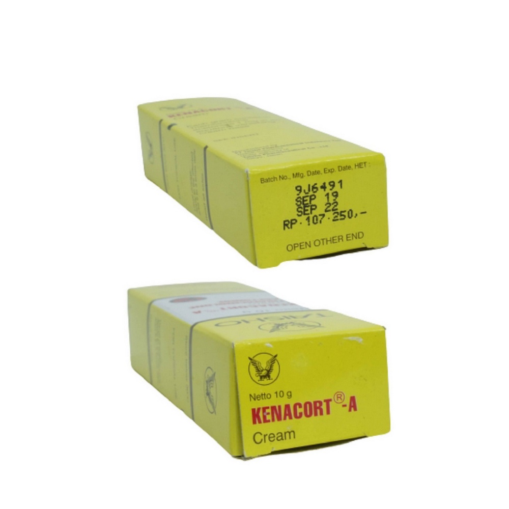 Jual KENACORT A 0.1% CREAM 10 GRAM/TRIAMCINOLONE ACETONIDE/SALEP KULIT ...