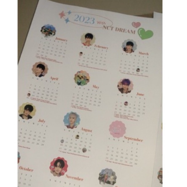 Jual Kalender 2023 Kpop nct dream Shopee Indonesia