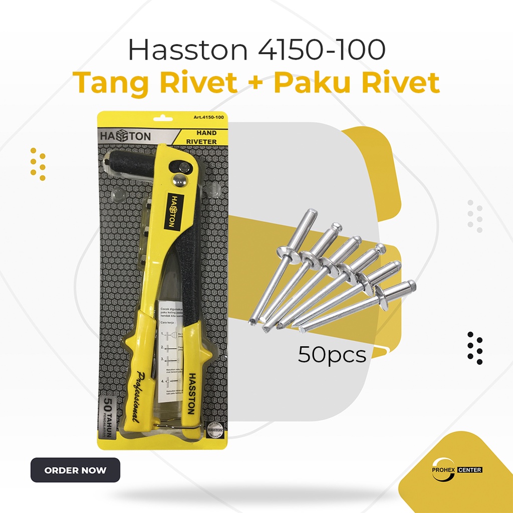 Jual PAKET KOMPLIT SET TANG RIVET + PAKU RIVET ISI 50PCS | Shopee Indonesia