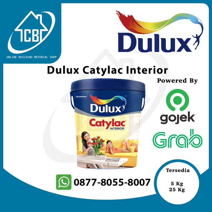 Jual hanya disini] CAT TEMBOK DULUX CATYLAC LIGHT CREAM 44195 25KG
