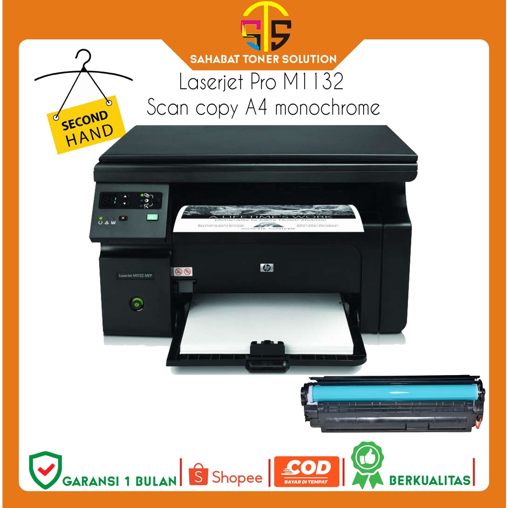 Jual HP LaserJet Pro M1132 Multifunction Printer CE847A Shopee