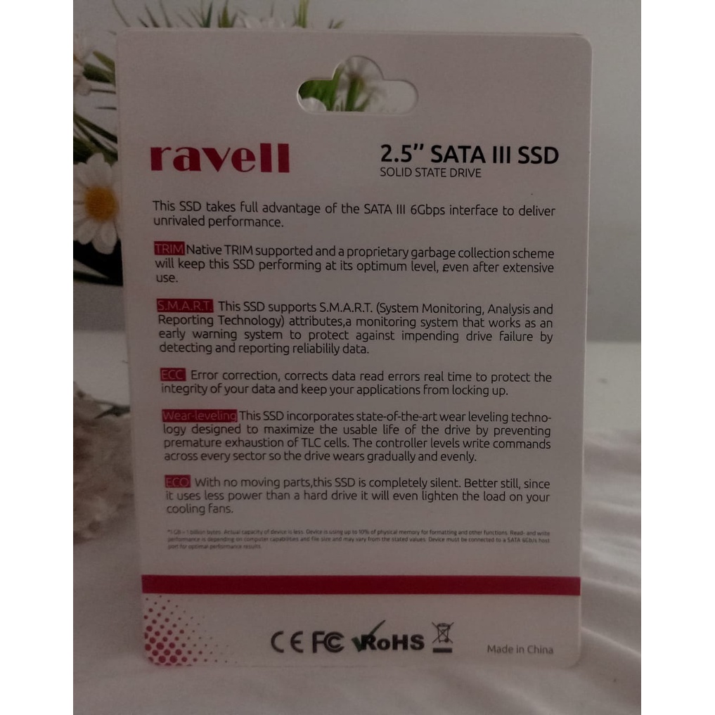 Jual SSD RAVELL SATA 128GB GARANSI RESMI 3 TAHUN CHIPSET TAIWAN ...