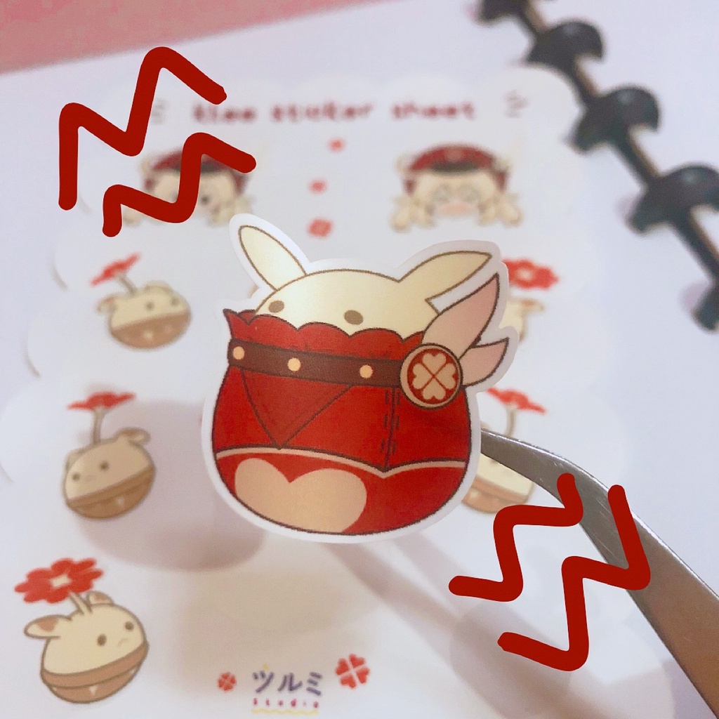 Jual Genshin Impact Klee, Dodoco & Boom Boom Bakudan Sticker Sheet by ...