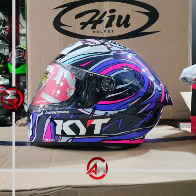 Jual Helm Kyt Nz Race Bastianini 2022 Free Dark Smoke Shopee Indonesia