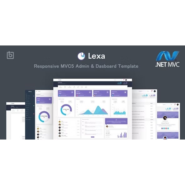 Jual Lexa - MVC5 Admin & Dashboard Template | Shopee Indonesia