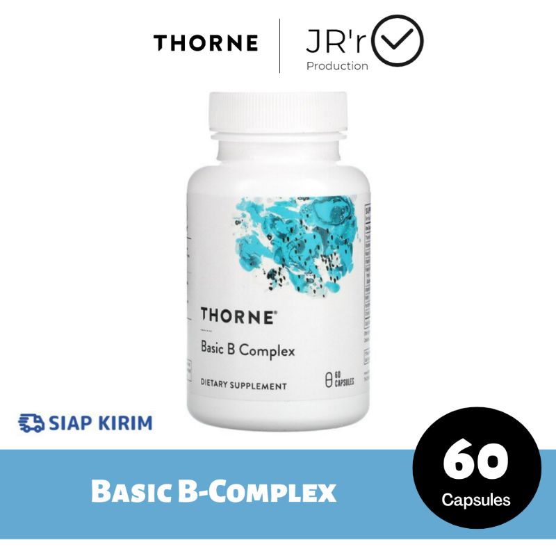 Jual Thorne Research, Basic B-Complex 60 Capsules | Shopee Indonesia