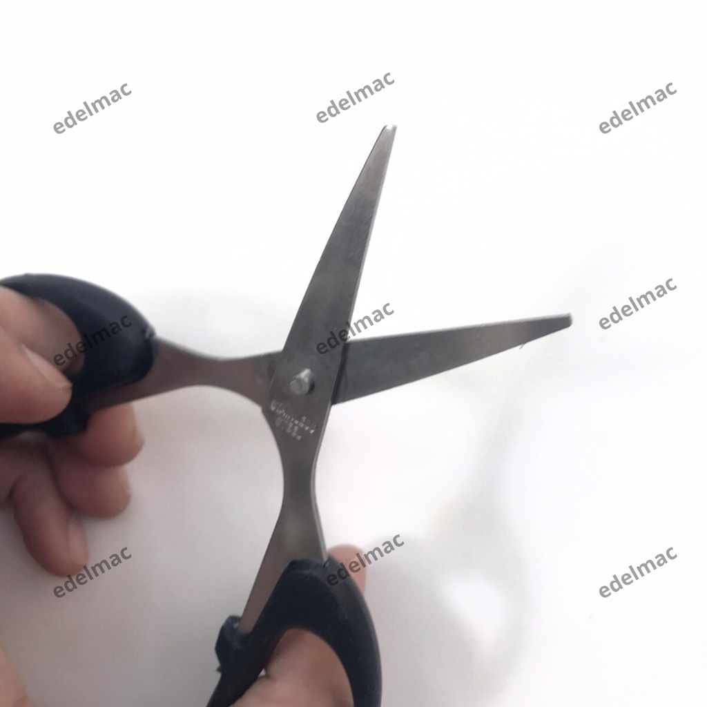 Jual Gunting Gagang Plastik Hitam Scissors Rumah Tangga Serbaguna ...