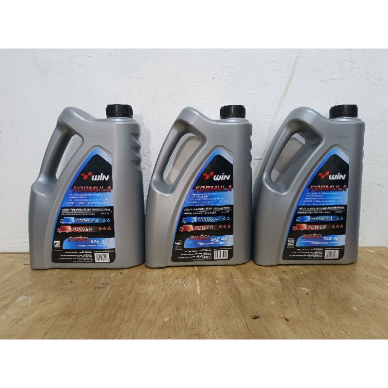 Jual Win Formula Diesel SAE40 , Premium Diesel Engine Oil 5Liter ...