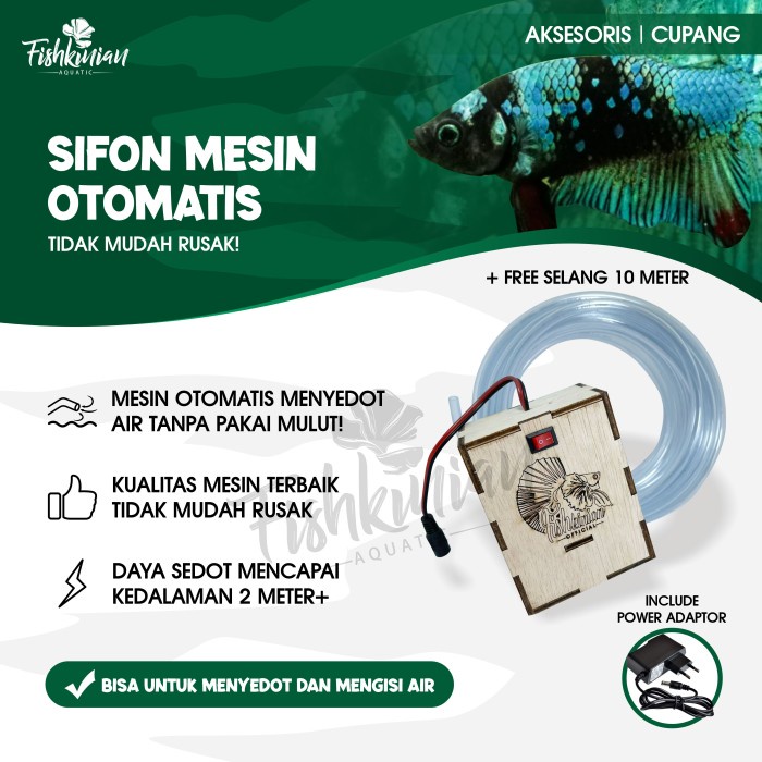 Jual Jern Sifon Otomatis Cupang Fishkinian Official (Paket Lengkap ...