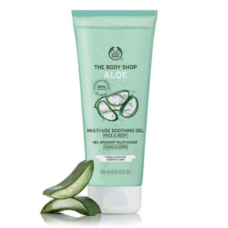 Jual The Body Shop Aloe Vera Multi Use Soothing Gel Face Body 200ml 