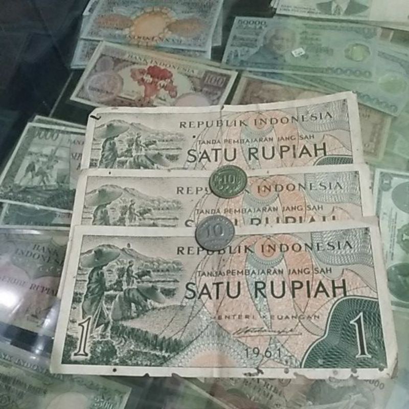 Jual promo set uang 23 rupiah super murah asli coin 10+10 dan kertas 3 ...