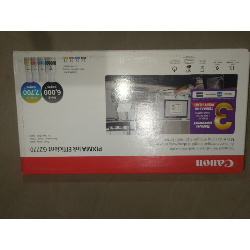 Jual Printer Canon G2770 Print Copy Scan + Ada Layar Infus | Shopee ...