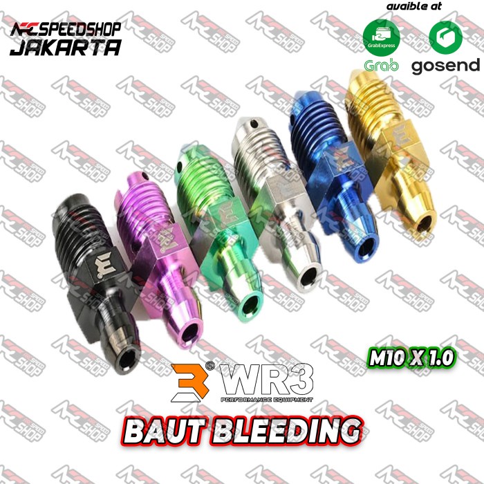Jual Baut Titanium Wr3 Baut Bleeding / Buangan Angin Wr3 #Original ...