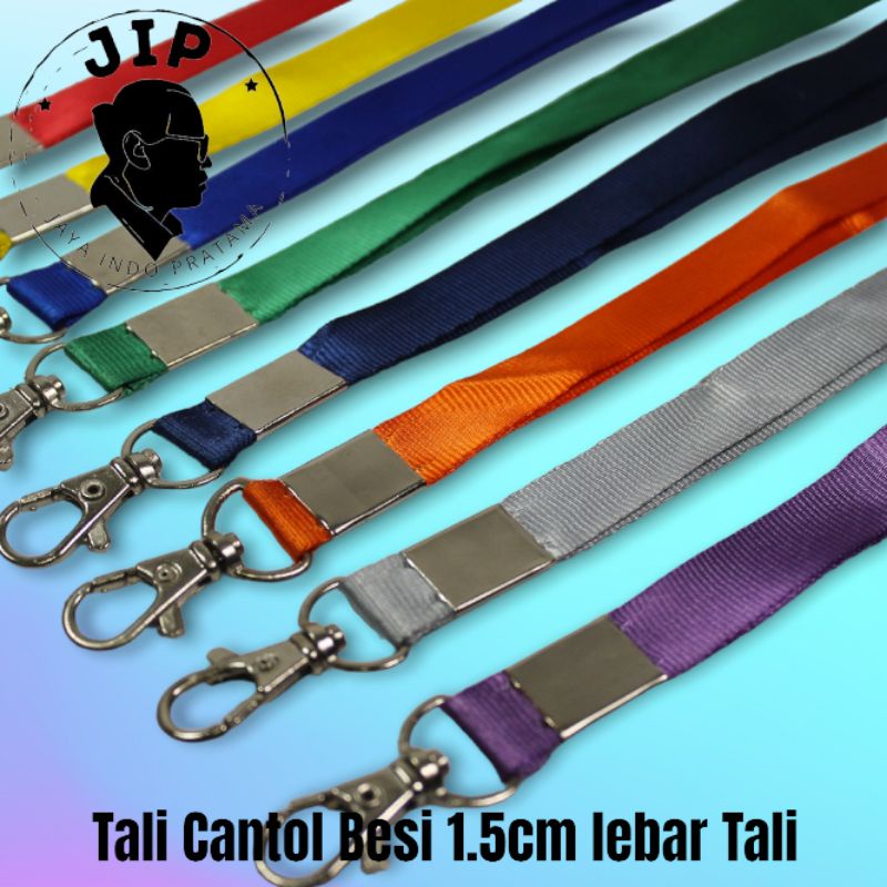 Jual Tali Id Card Lanyard Cantol Kait Besi Name Tag Keplek Sekolah