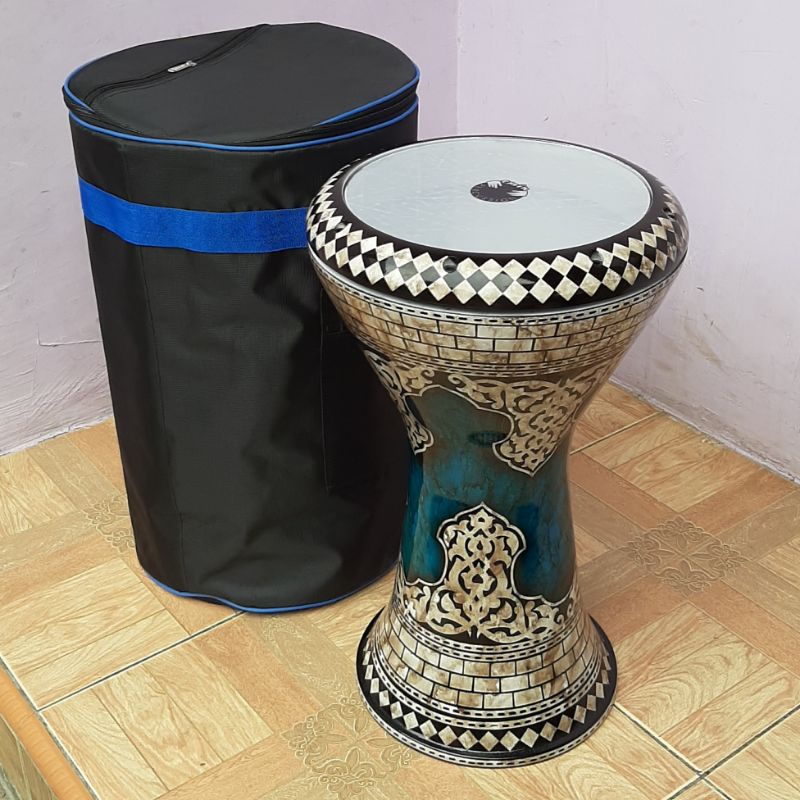 Jual DARBUKA SOMBATY MIKA EMIN 9 INCH MOTIV MESIR GRATIS ONGKIR