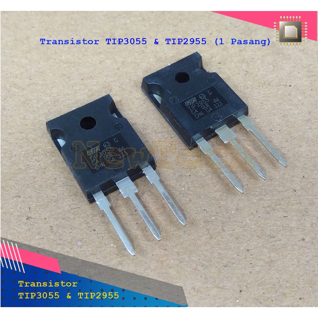 Jual Transistor NPN TIP3055 & TIP2955 TIP 3055 2955 1 Pasang | Shopee