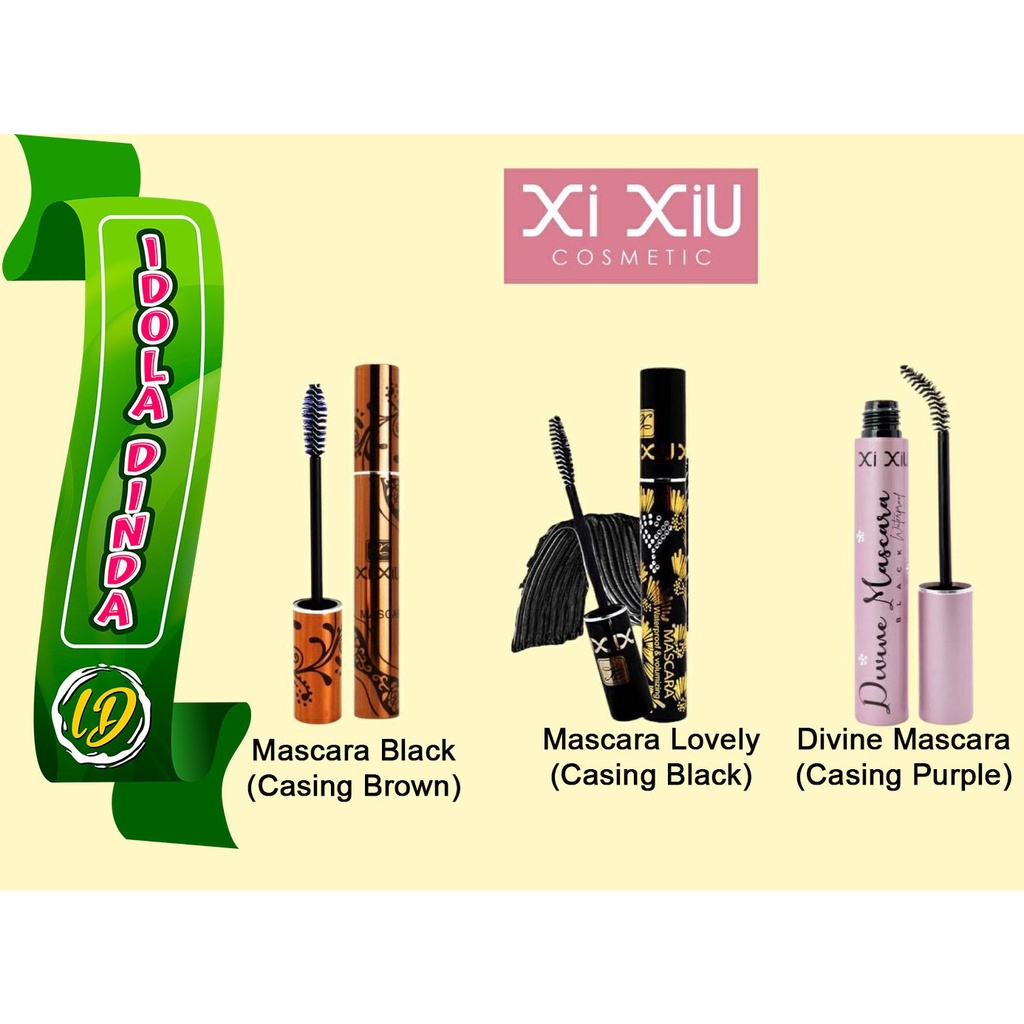 Jual XI XIU MASKARA LOVELY / XIXIU MASCARA BLACK / CASING BROWN