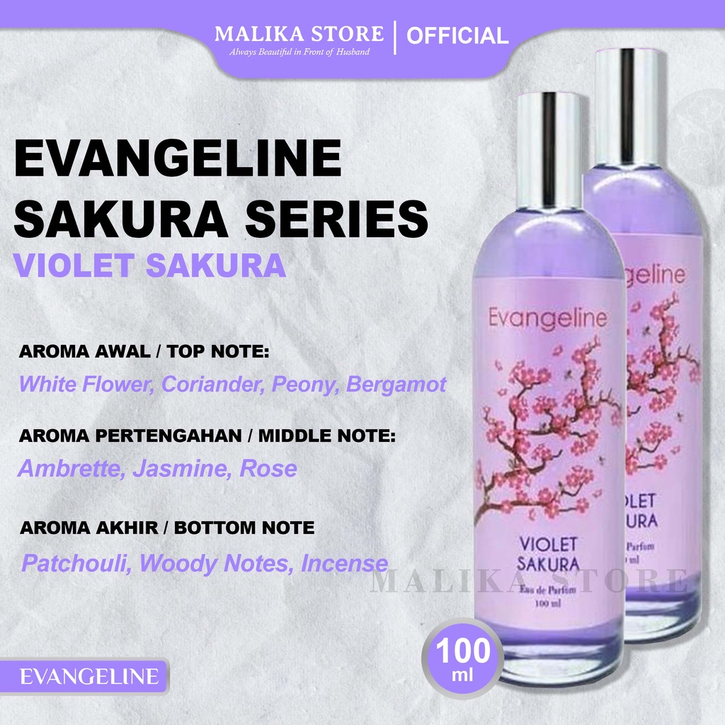 Evangeline Purple Sakura Review Parfum Evangeline Sakura