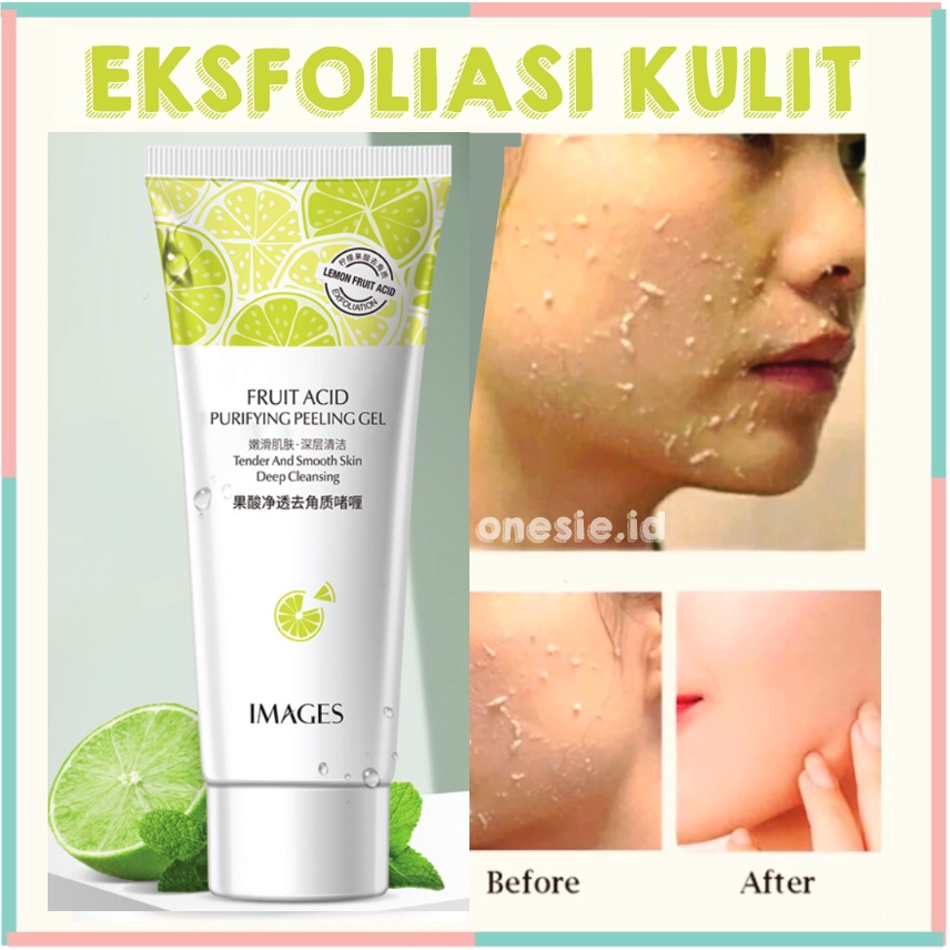 Jual Lime Exfoliating Peeling Gel Eksfoliasi Kulit Wajah Exsfoliasi 80g EM044 Shopee Indonesia