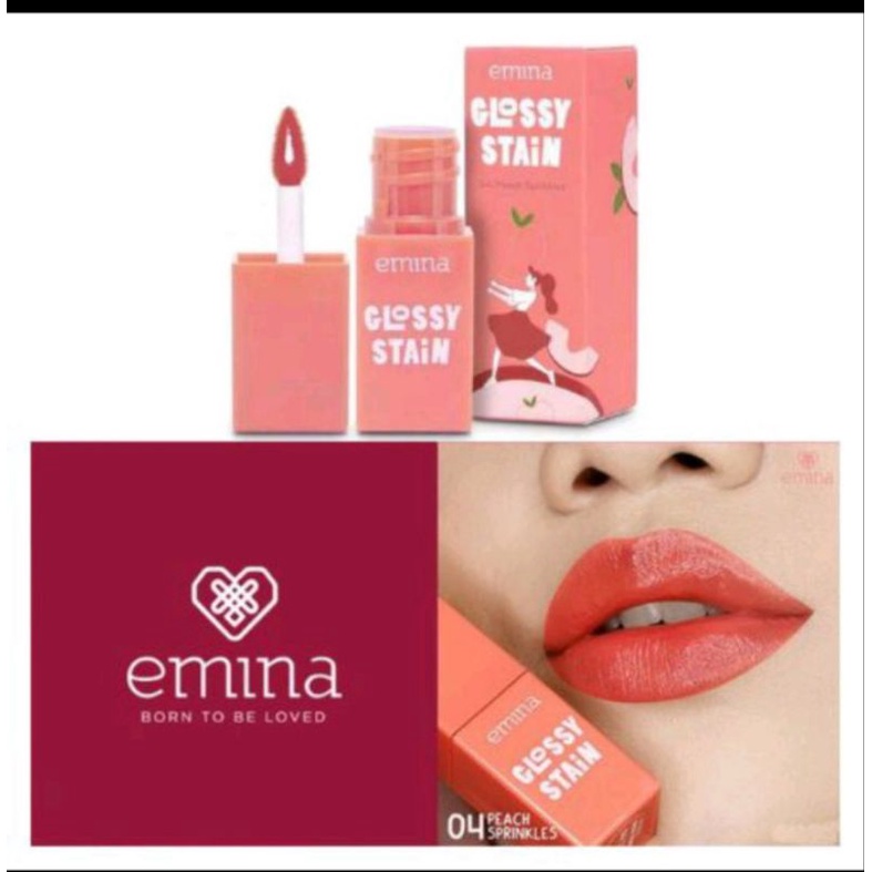 Jual NEW Emina Glossy Stain Lip Tint Shopee Indonesia