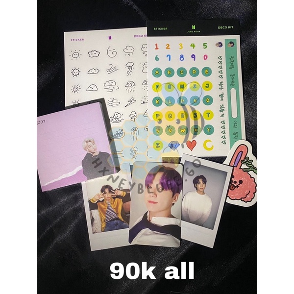 Jual Photocard Bts Deco Kit Jungkook Seokjin Jhope Shopee Indonesia