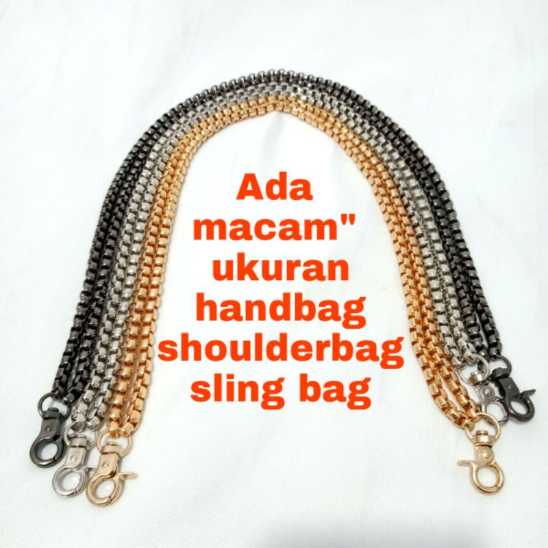 Jual TALI TAS RANTAI ULIR DOUBLE RANGKAP 2 - Kattelaurents | Shopee ...