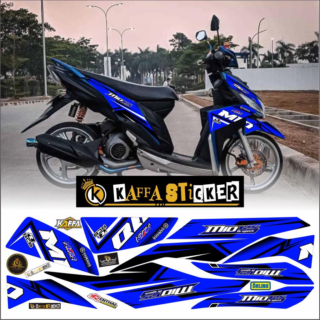 Jual Stiker Mio M3/Z Decal Striping Mio M3/Z Premium Racing Stiker Mio ...