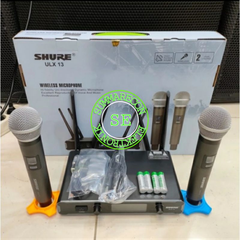 Jual mic wireless ulx13 handled mic karaoke ULX13 | Shopee Indonesia