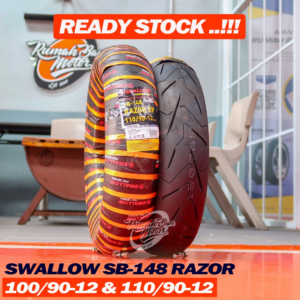 Jual SWALLOW SB-148 RAZOR XP 100/90-12 & 110/90-12 BAN SCOOPY FREE GO ...