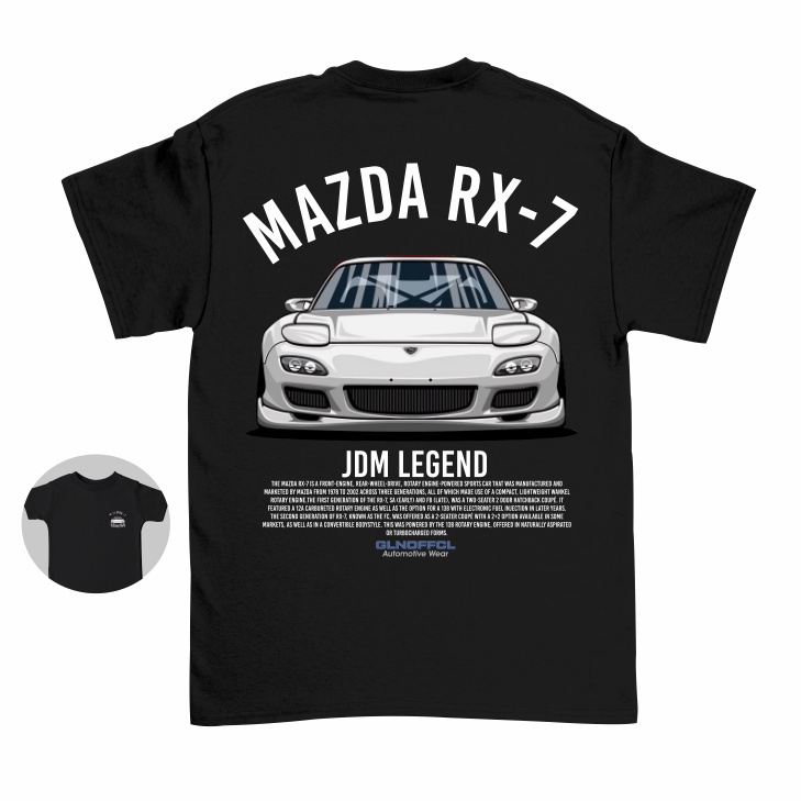 Jual Gilan T Shirt Kaos Baju Distro Anak Gambar Mobil MAZDA RX-7 JDM