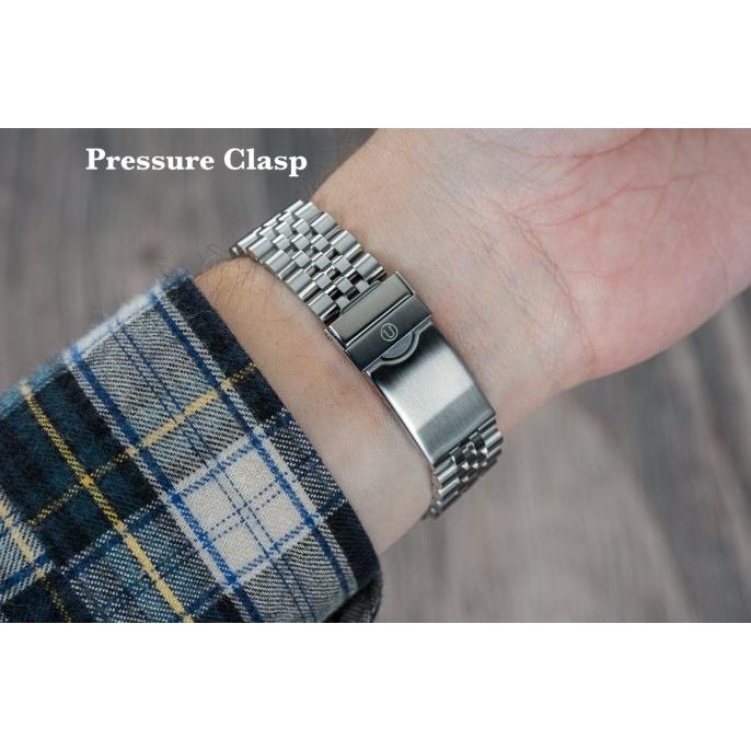 Strapcode Stainless Steel ANGUS Jubilee Bracelet For Seiko