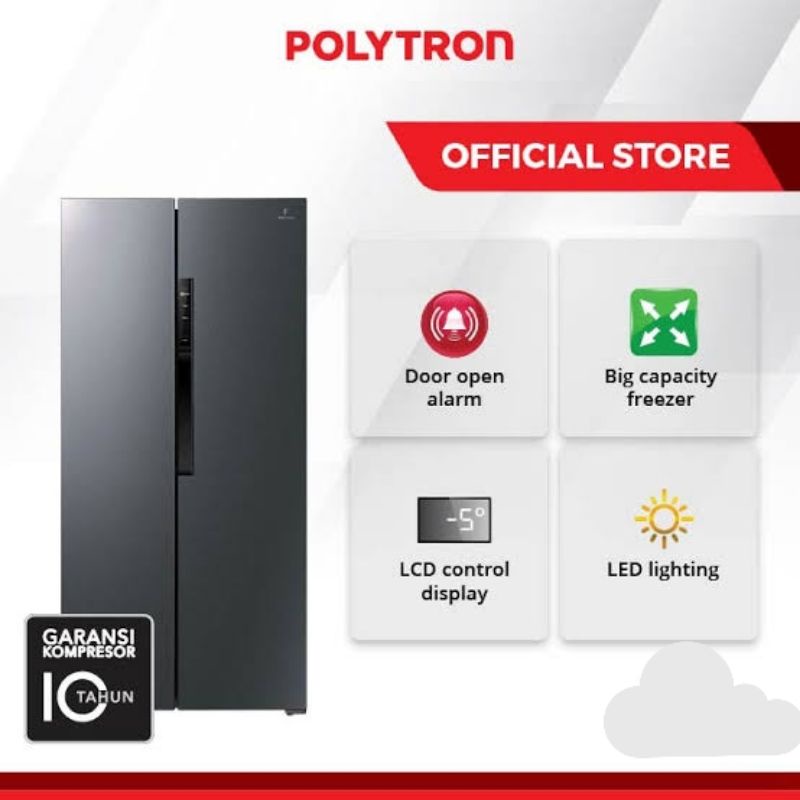 Jual Kulkas Polytron 460B side by side | Shopee Indonesia