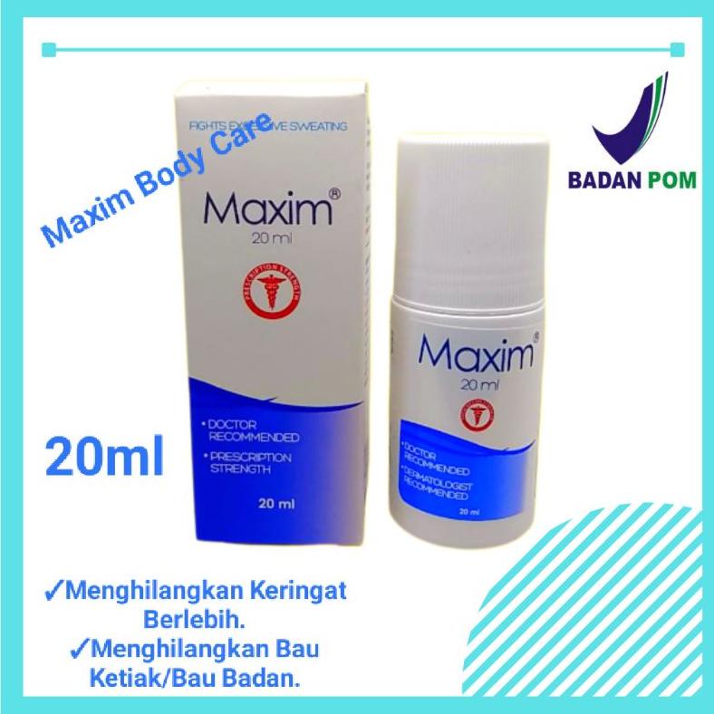 Jual Maxim Antiperspirant Deodorant Roll On Obat Ketiak Basah ORI 20 ml