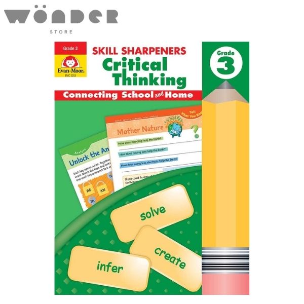 Jual Evan Moore - Skill Sharpeners Critical Thinking, Grade 3 | Shopee ...