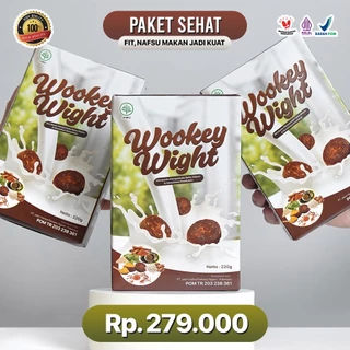 Wookey Weight - Susu Penambah Berat Badan Paket 3pcs Paket Sehat