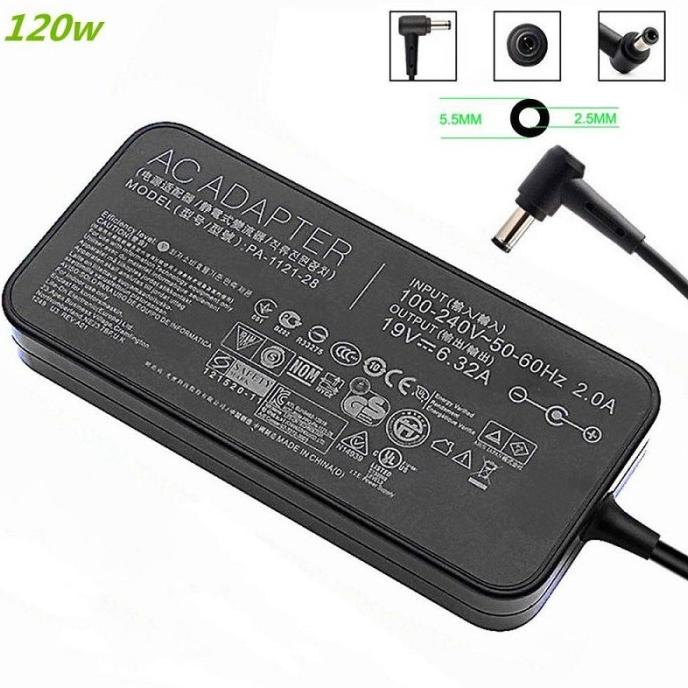 Jual Adaptor Charger Laptop MSI GF63 Thin 10SC 11UD MS16R5 6,32A 120W