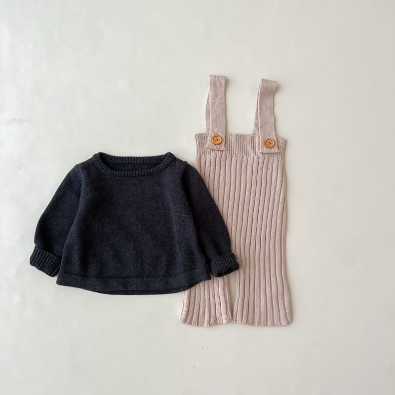 Jual Mitu TOP Knit Overall baju dan overall set | Shopee Indonesia