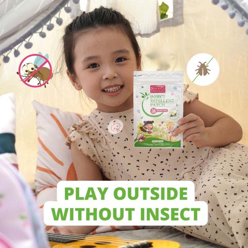 Jual BerryC Mosquito & Insect Repellent PatchStiker Anti Nyamuk Tahan ...