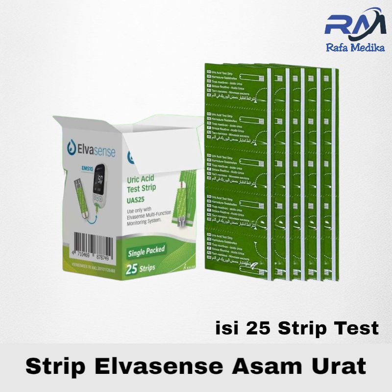 Jual Strip Elvasense GCU Refill Elvasense 3 In 1 Strip Elvasense Gula ...