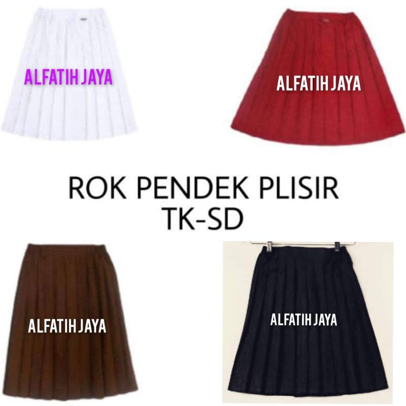 Jual Seragam Sekolah Rok pendek Pliskit - Rempel SD Putri~ Model Rok ...