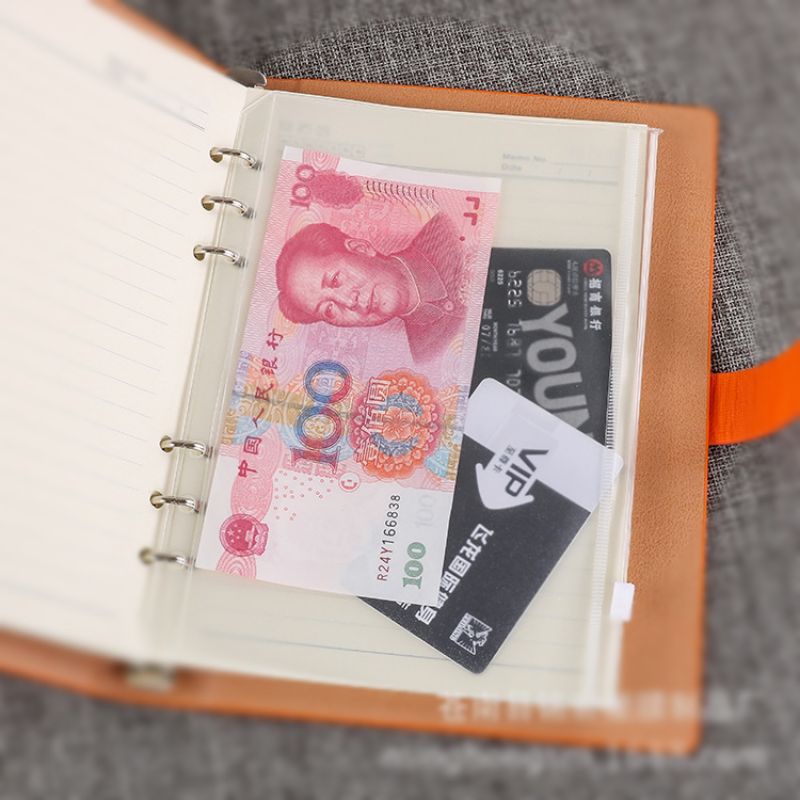 Jual ziplock binder zipper binder a6 a5 isi binder keuangan binder