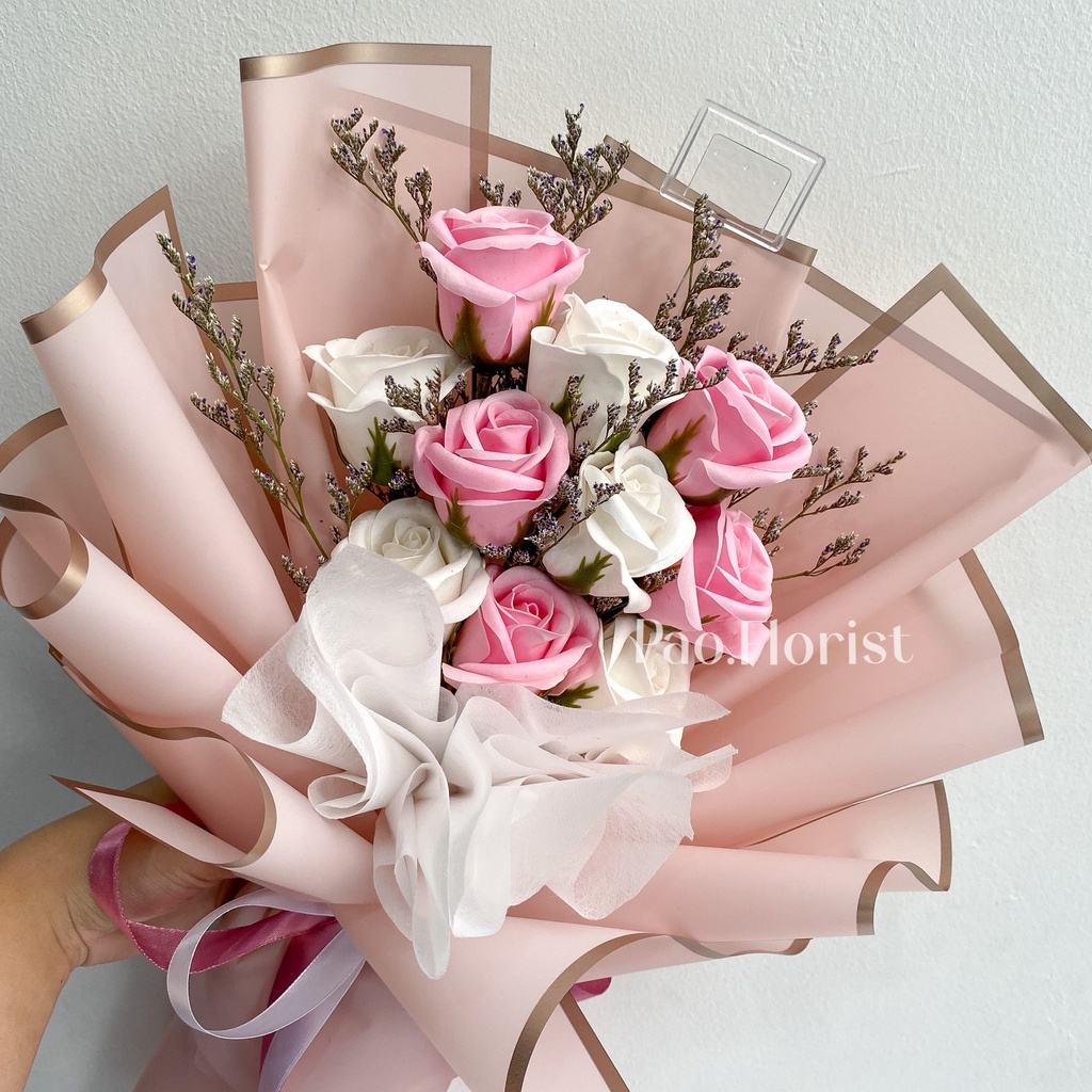 Jual Pao Florist 10 Tangkai Bunga Sabun Buket Bunga Sabun Soap Flower