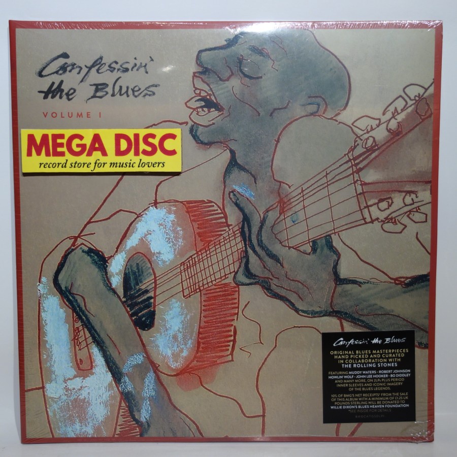 Jual LP Various Artists - Confessin' The Blues Volume 1 & 2 2LP