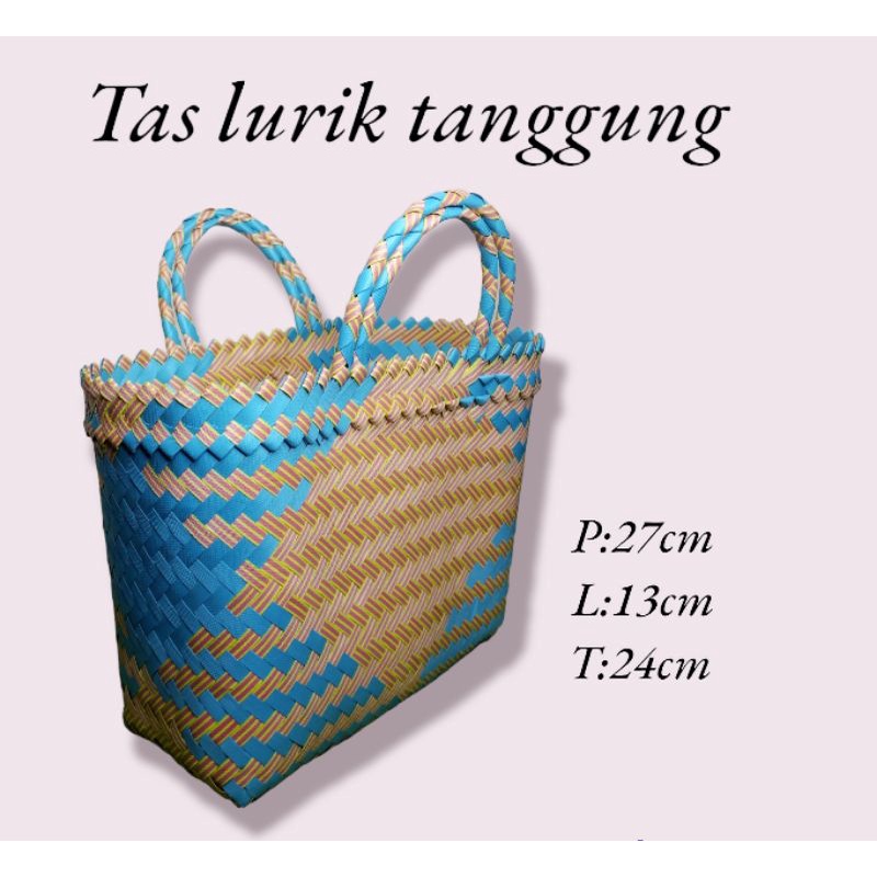 Jual Tas Anyaman Plastiktas Anyaman Tanggung Luriktas Jinjingtas Pasartas Serbagunatas 7969