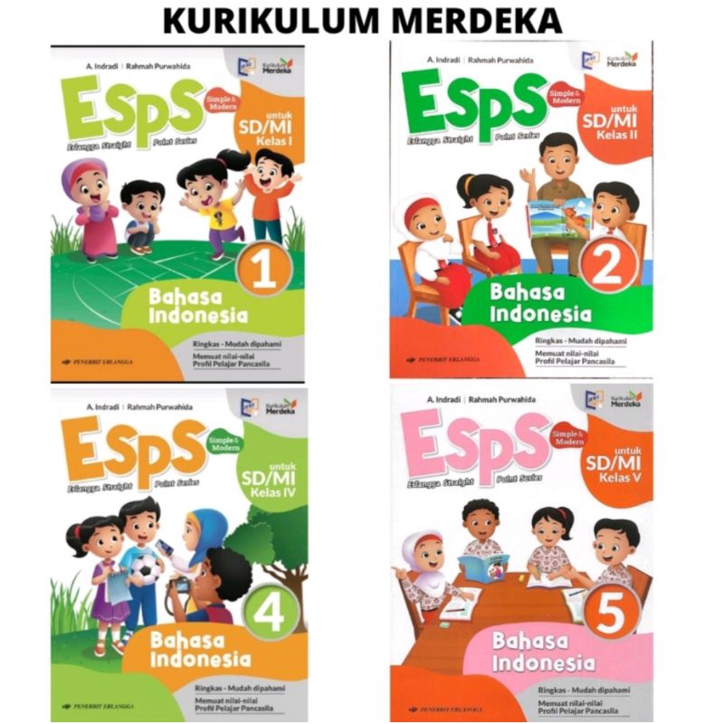 Jual ESPS BAHASA INDONESIA SD/MI KELAS 1 2 3 4 5 6 KURKULUM MERDEKA ...